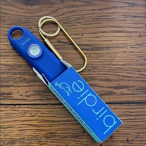 NIB Birdies Blue Personal Alarm Keychain